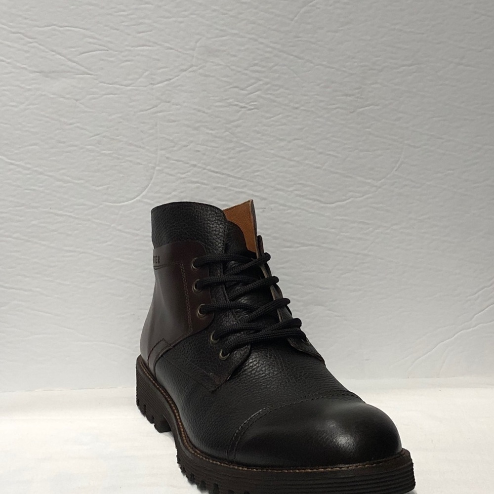 Sabatter boots dark brown leather thick sole